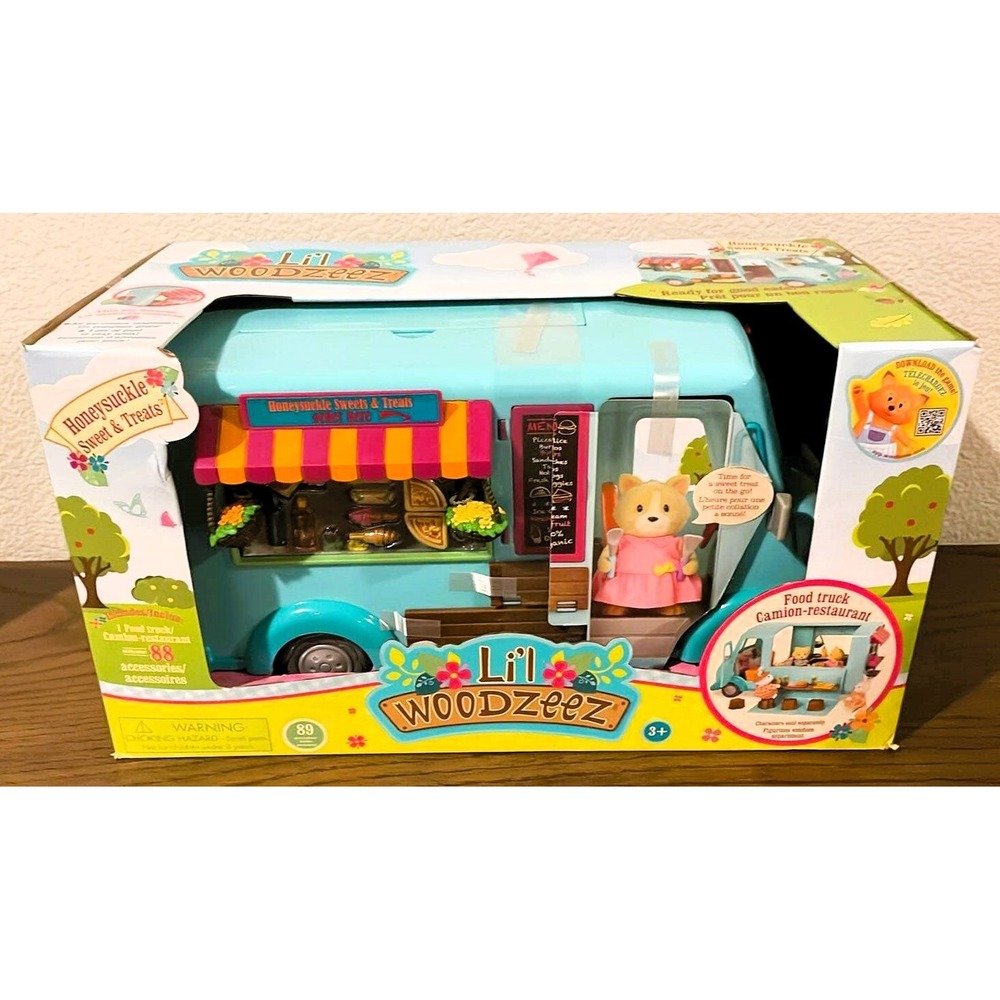 NEW Li'l Woodzeez Honeysuckle Street Treats Food Truck FREE Shipping